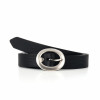 ceinture fine cuir noir jules&jenn