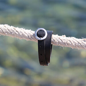 ceinture fine cuir noir jules & jenn