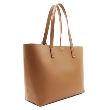 sac cabas cuir camel jules & jenn