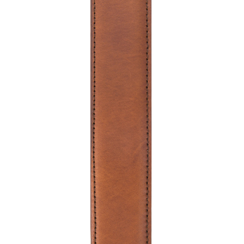 matiere ceinture cuir cognac