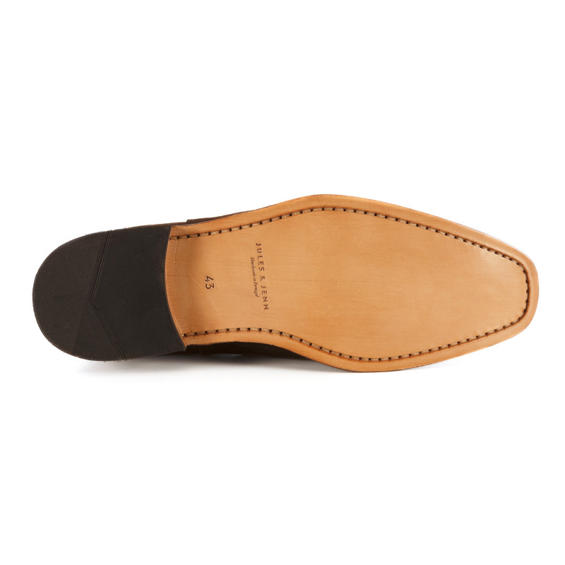 semelle cuir de chelsea boots homme marron Jules & Jenn