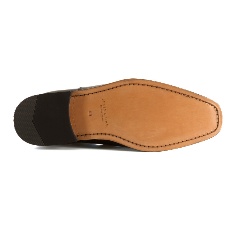 semelle cuir de chelsea boots homme noir Jules & Jenn
