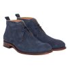 desert boots cuir daim bleu jules & jenn