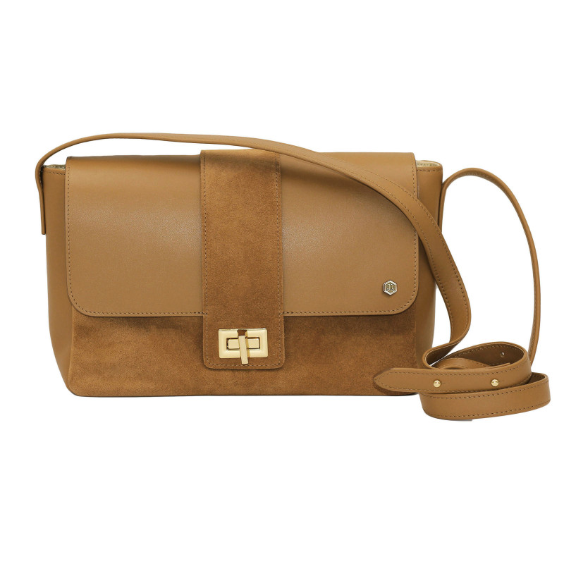 sac bandouliere cuir camel jules & jenn