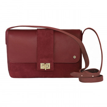 sac bandouliere cuir rouge jules & jenn