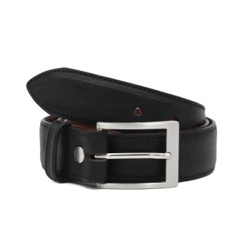 ceinture classique cuir noir Jules & Jenn