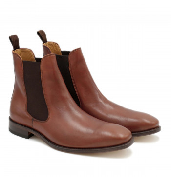 chelsea boots cuir marron jules & jenn
