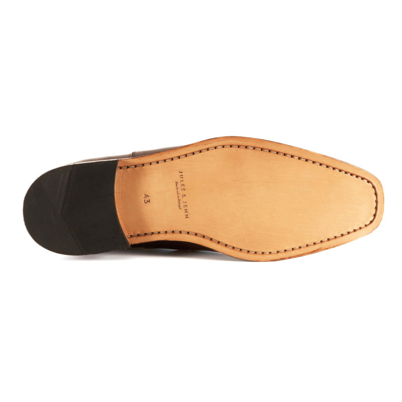 semelle cuir chelsea boots cuir cognac jules & jenn