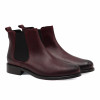 bottines chelsea cuir bordeaux JULES & JENN