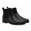 bottines chelsea cuir noir jules & jenn