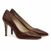 escarpins classiques cuir marron jules & jenn