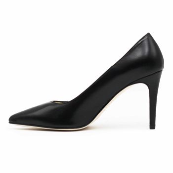 vue interieur escarpins classiques cuir noir jules & jenn