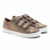 baskets a scratch cuir bronze metallise jules & jenn