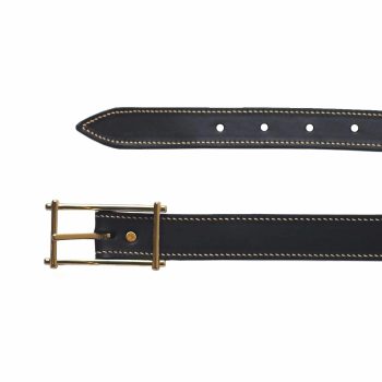 vue dessus ceinture bleu cuir mademoiselle