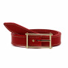 ceinture rouge cuir mademoiselle