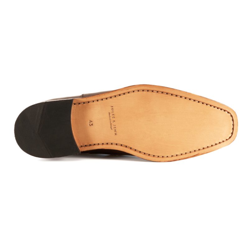 vue semelle chelsea boots cuir cognac bleu jules jenn