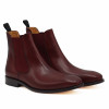 chelsea boots cuir lisse tannage vegetal bordeaux jules & jenn
