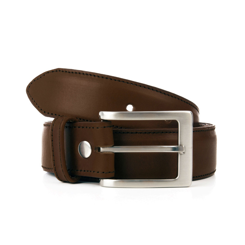ceinture classique cuir marron jules & jenn