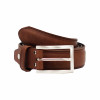 Ceinture moderne cuir marron jules & jenn