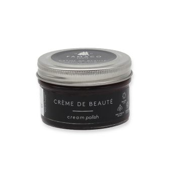 Vue fermee cirage pour cuir marron Famaco JULES & JENN