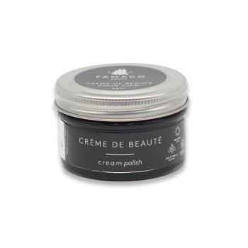 Vue fermee cirage pour cuir noir Famaco JULES & JENN