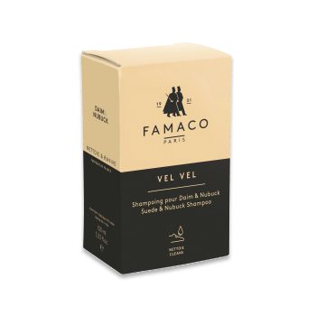 Vue ouverte shampoing cuir daim Famaco JULES & JENN