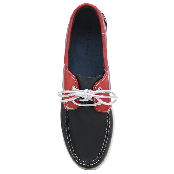 chaussure bateau rouge