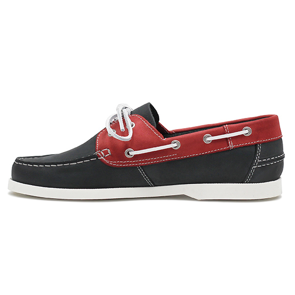 chaussure bateau rouge