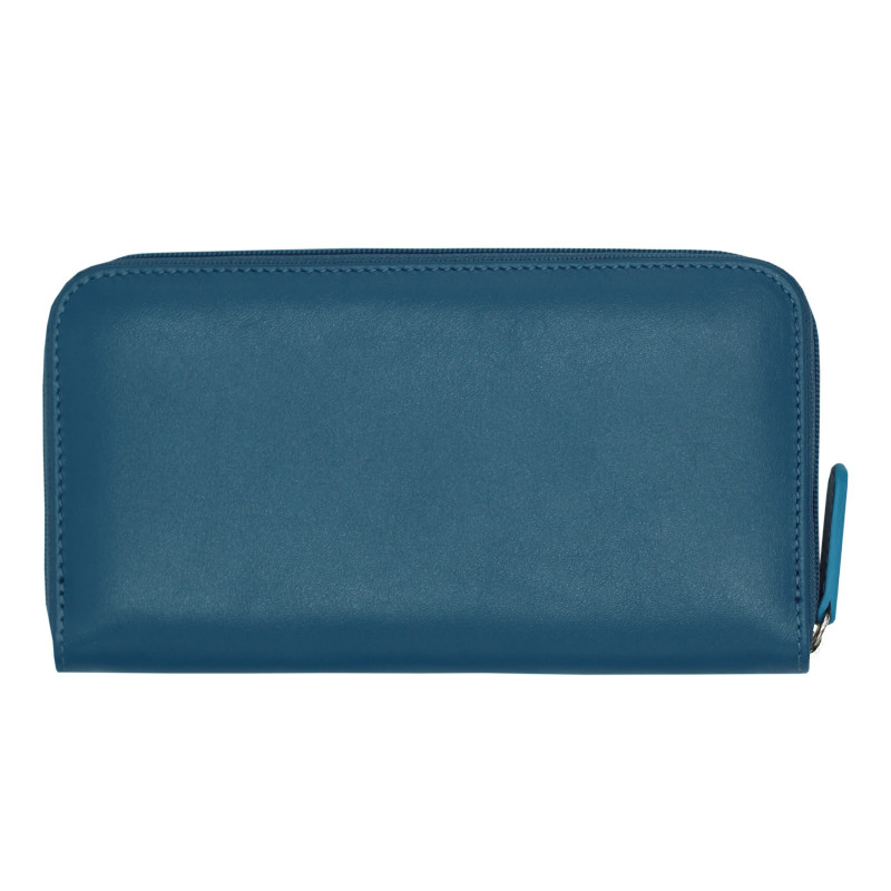 vue arriere du compagnon cuir bleu royal jules & jenn