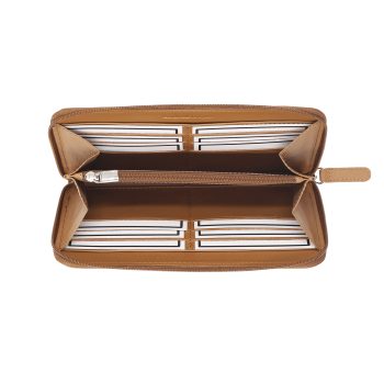 vue ouverte du compagnon cuir camel
