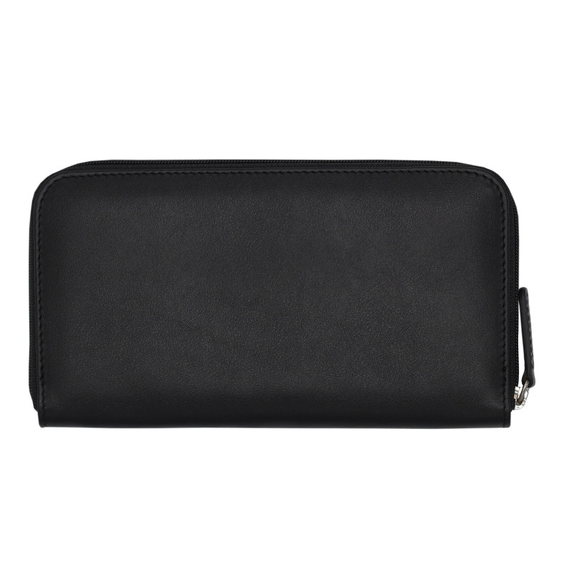 vue arriere compagnon cuir noir