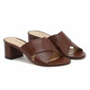 Mules cuir marron Jules & Jenn
