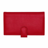 porte chequier cuir rouge jules & jenn
