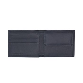 vue interieure du portefeuille essentiel cuir bleu jules & jenn