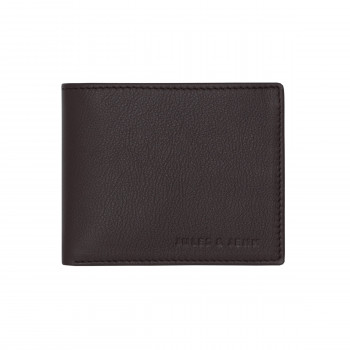 portefeuille essentiel cuir marron jules & jenn