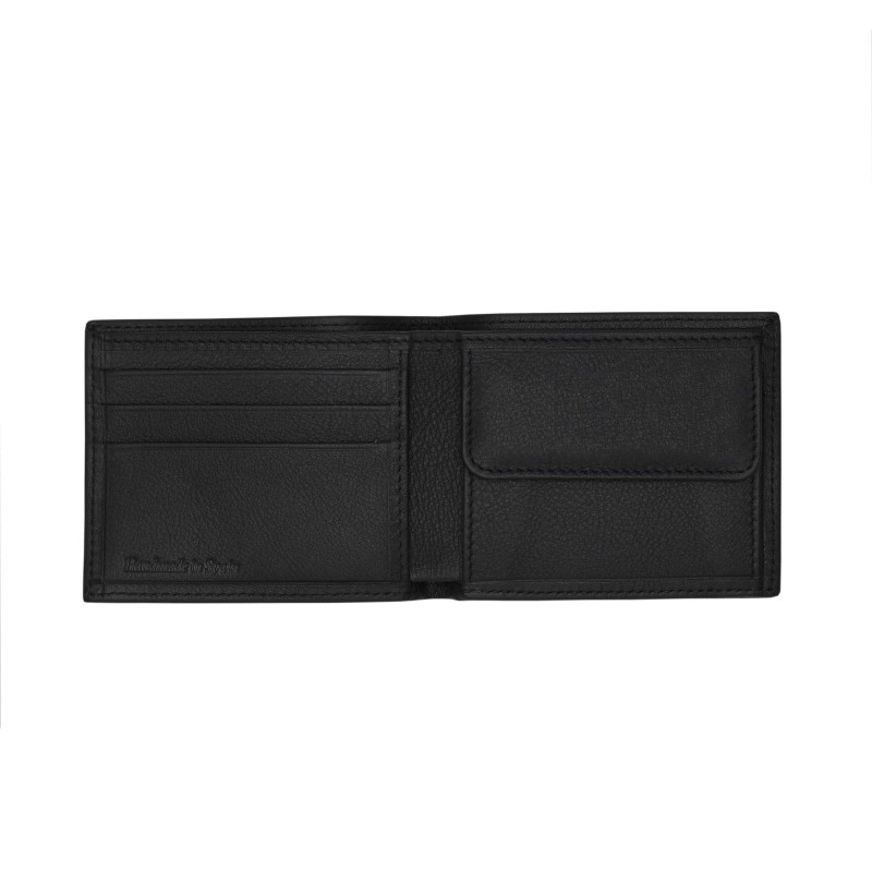 vue interieure du portefeuille essentiel cuir noir jules & jenn