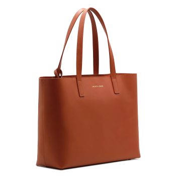 sac cabas cuir brique jules & jenn