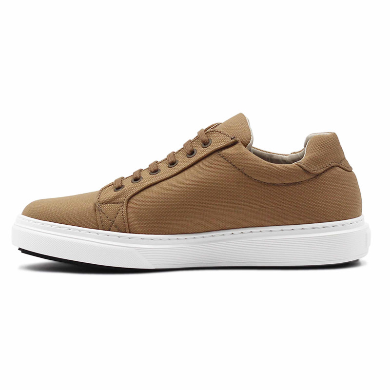 vue interieure baskets recyclees homme camel jules & jenn