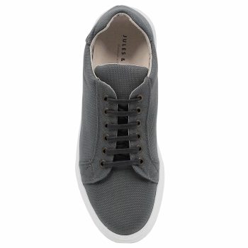 vue dessus baskets recyclees homme gris jules & jenn