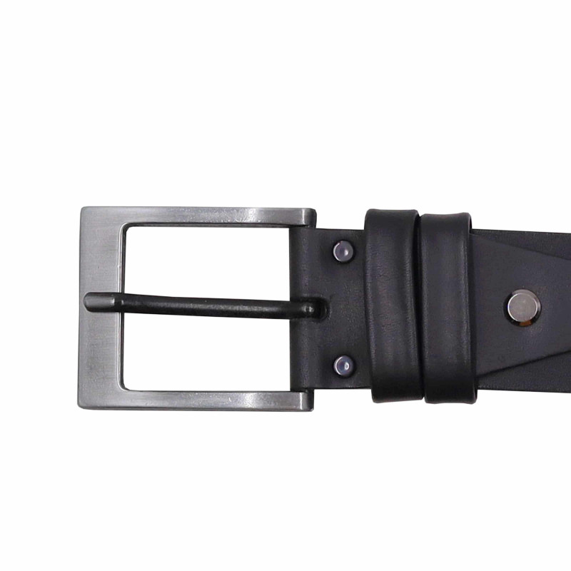 boucle ceinture casual cuir noir jules&jenn