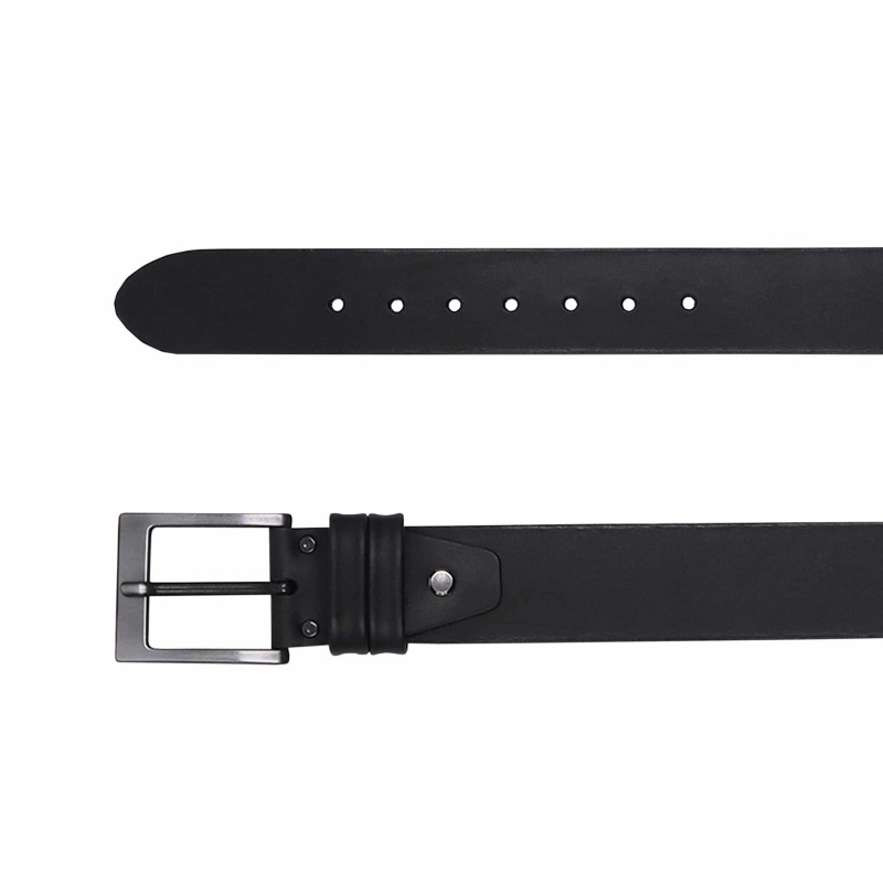 vue dessus ceinture casual cuir noir jules&jenn