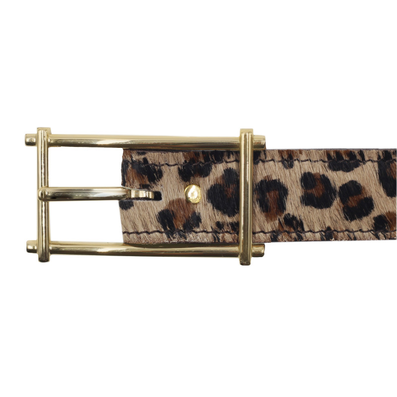 vue boucle ceinture mademoiselle cuir léopard jules & jenn