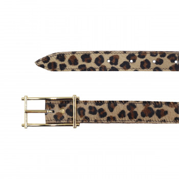 vue dessus ceinture mademoiselle cuir léopard jules & jenn