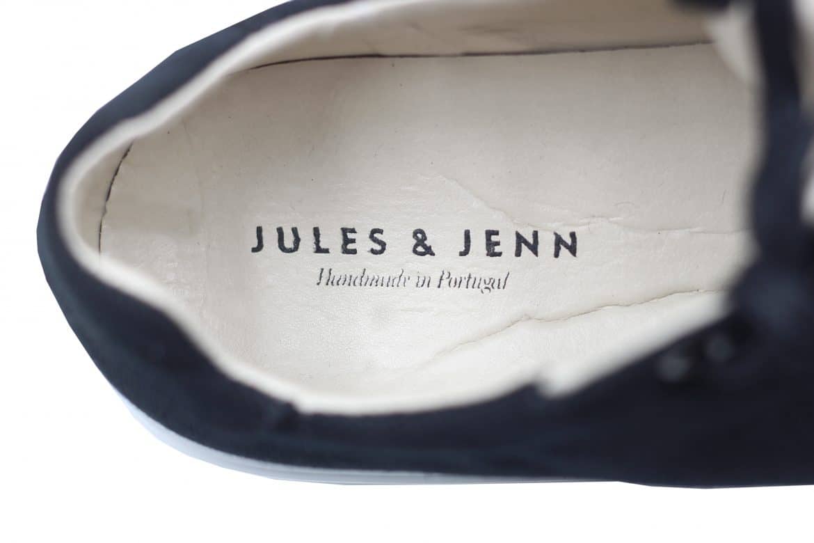 La doublure des baskets recyclees
