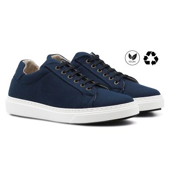 baskets recyclees homme bleu jules & jenn