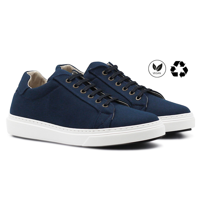 baskets recyclees homme bleu jules & jenn