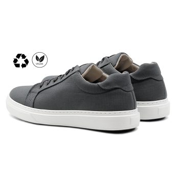 vue arriere baskets recyclees homme gris jules & jenn