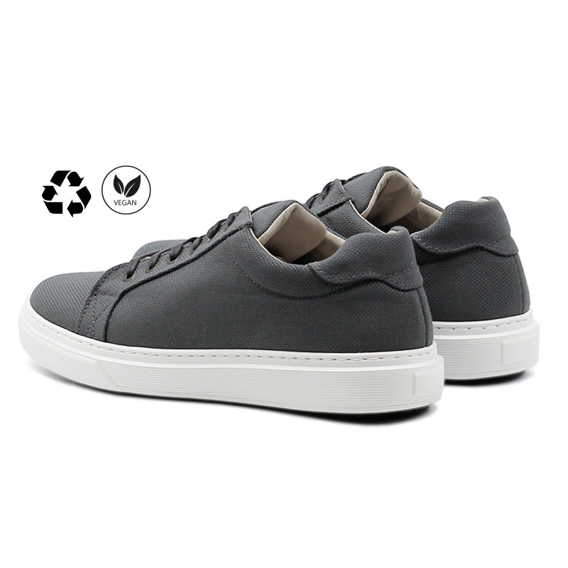 vue arriere baskets recyclees homme gris jules & jenn