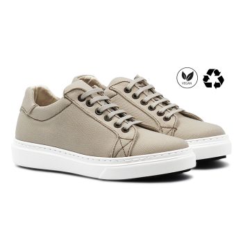 baskets recyclees femme beige jules & jenn
