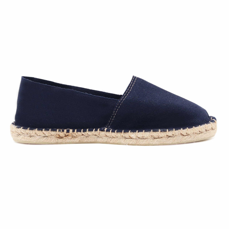 vue interieur espadrilles toile de coton bleu jules & jenn